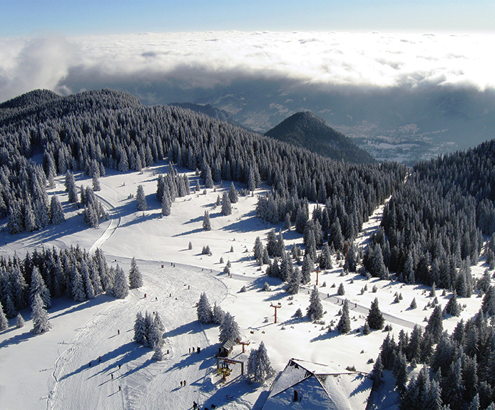Ski slopes in Pamporovo