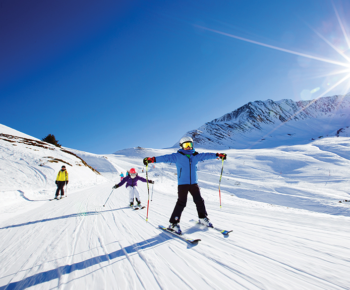 Spring skiing in Chamonix
